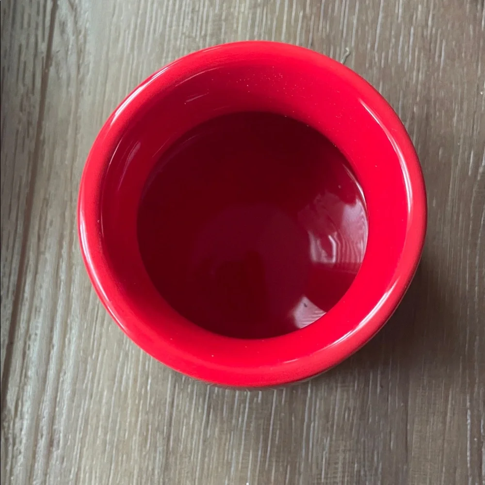 Red Ceramic Vase
